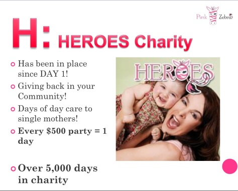 Heroes Charity Pink Zebra