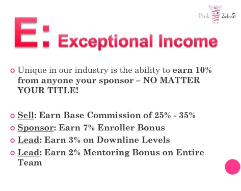 Pink Zebra Exceptional Income