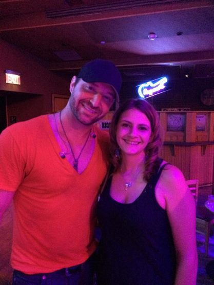 I met Ricky Young at the Wildhorse Saloon!  Up and coming, fantastic performer.